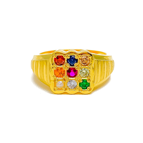 dazzling-multi-color-mens-22k-gold-ring