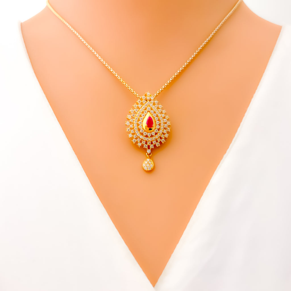 GOLD CZ CELESTIAL CHAIN DROP PACK main image 1