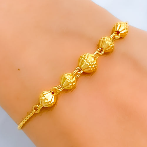 lavish-textured-22k-gold-orb-bolo-bracelet