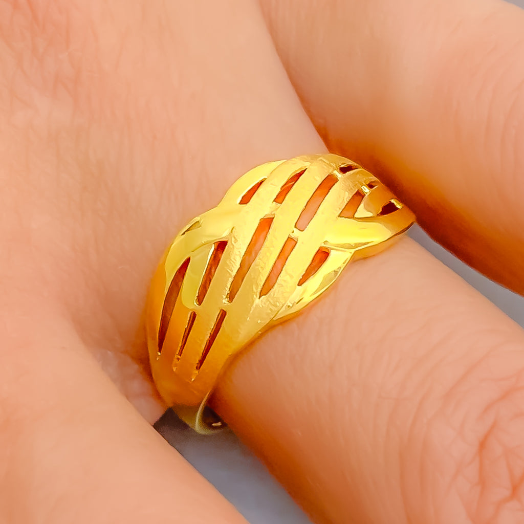 Pointless Journey PJ RING GOLDサイズ22 Artistic Gold Ring - 22K - size 8.5 - RG-326
