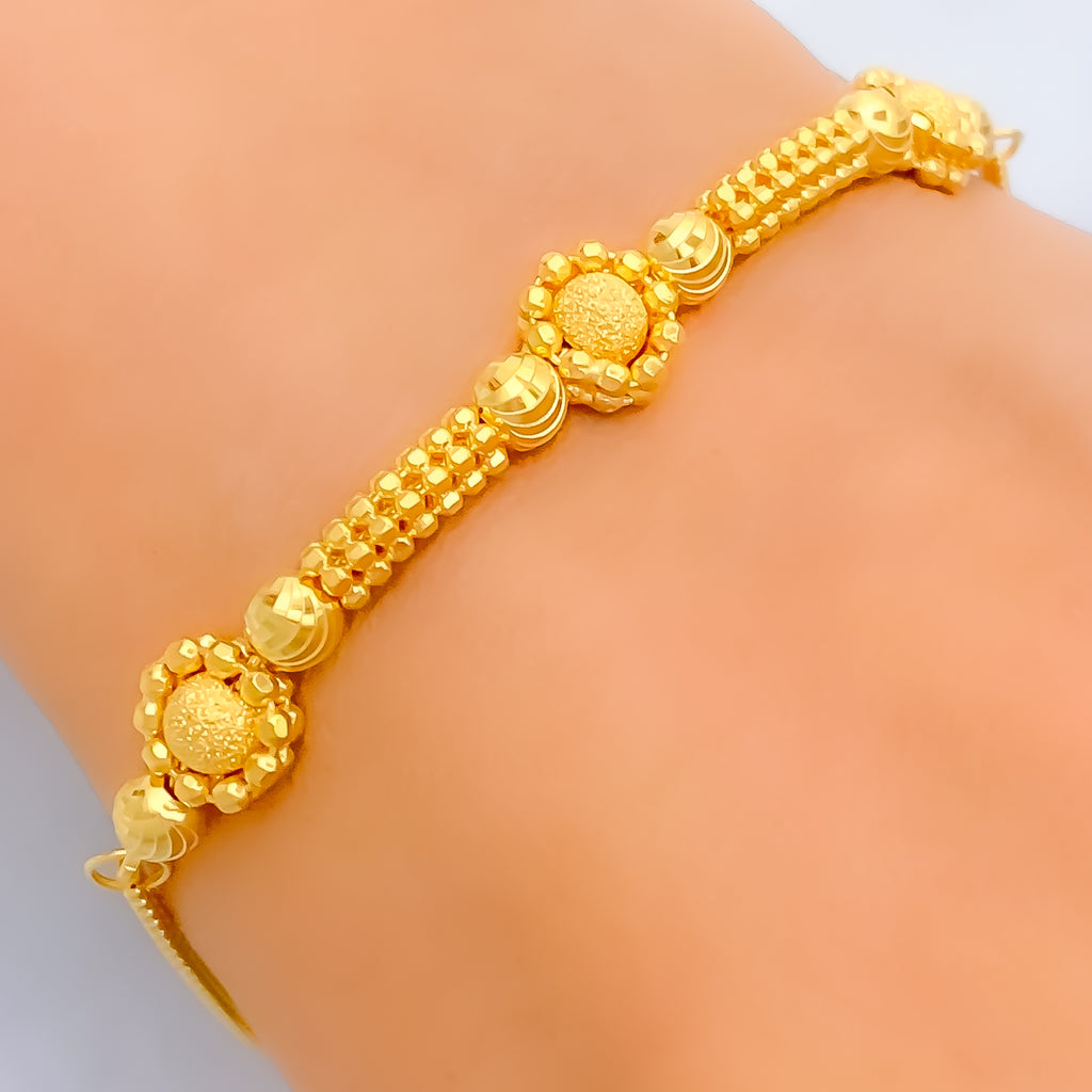 Iconic Bold 22k Gold Bracelet Andaaz Jewelers