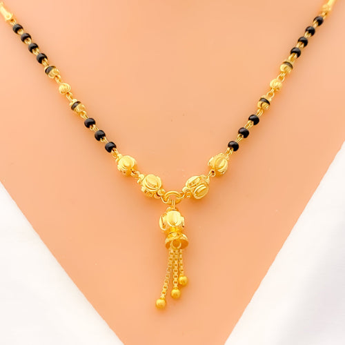 Classic Everyday 22k Gold Orb Mangal Sutra 