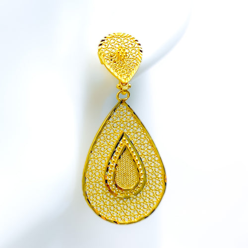 jazzy-oval-22k-gold-hanging-earrings