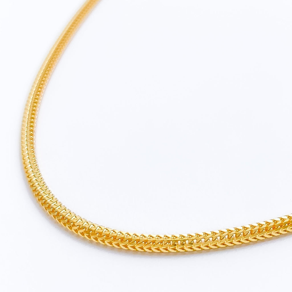 Thin Dragon 22k Gold Chain - 18