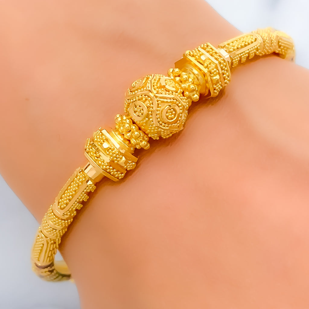 Timeless Meena Accented Bangle – Andaaz Jewelers