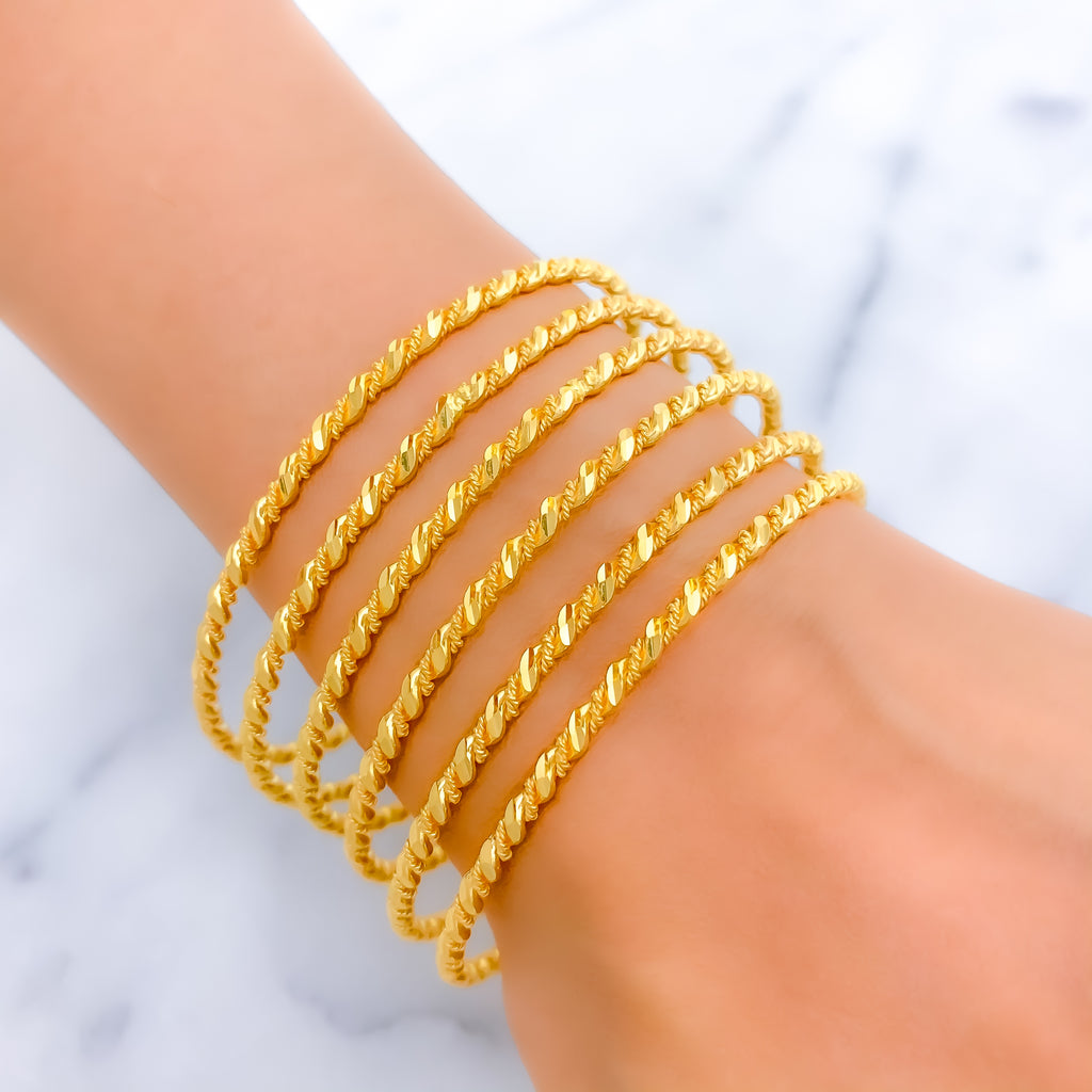 Fine Twisted Rope Bangles – Andaaz Jewelers