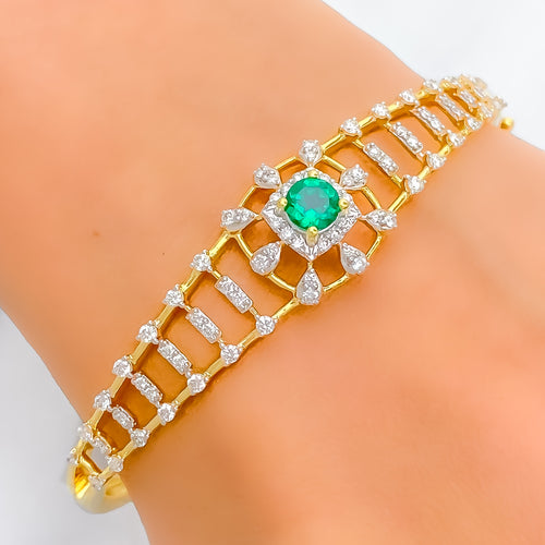 18k-gold-viridescent-diamond-bangle-bracelet