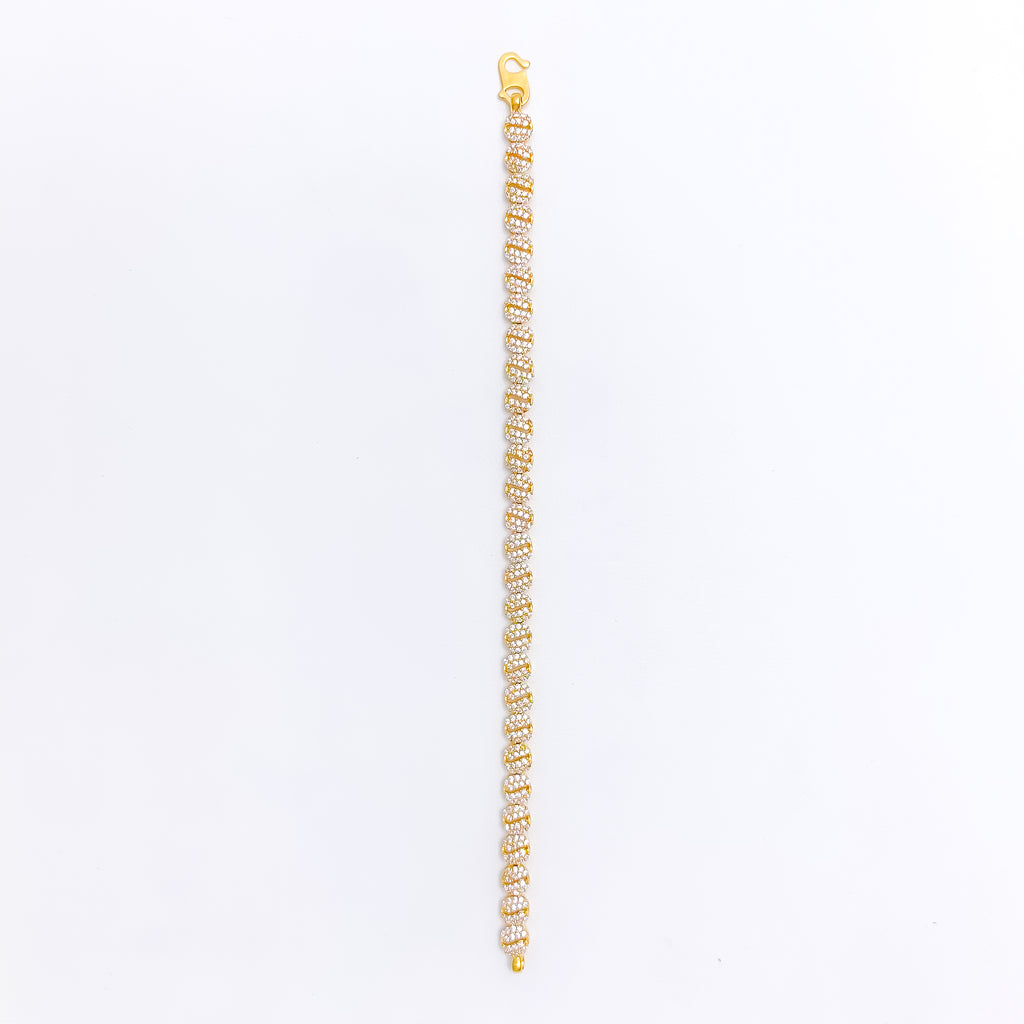 Rope CZ Tennis Bracelet main image 0