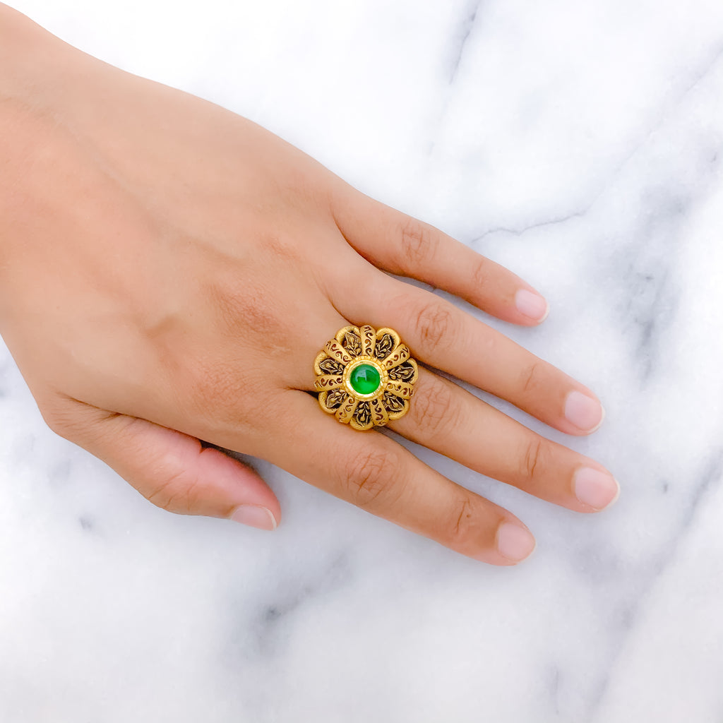 Magnificent Antique Finish Ring – Andaaz Jewelers