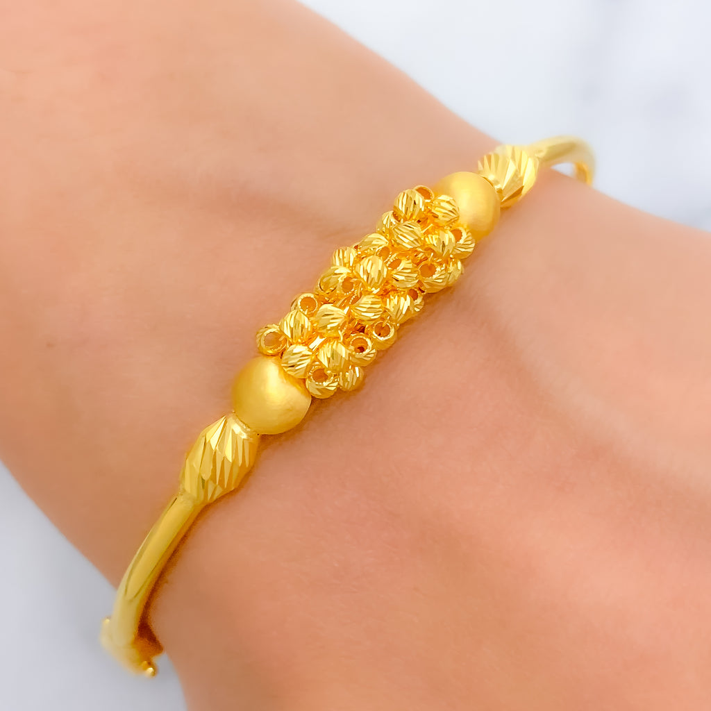 Multi-Finish Bangle Bracelet – Andaaz Jewelers