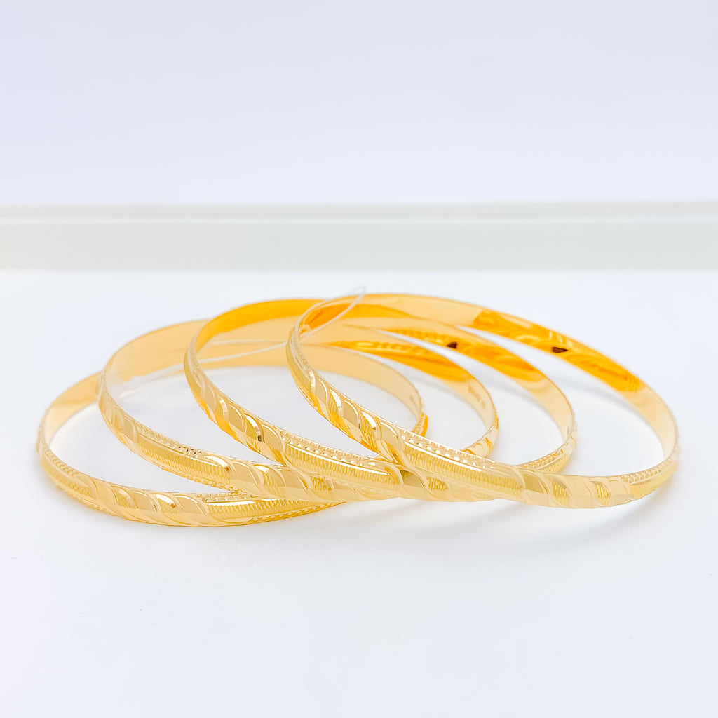 【chieko+】wave bangle　gold IMG_6199_ace68790-38cb-42e2-