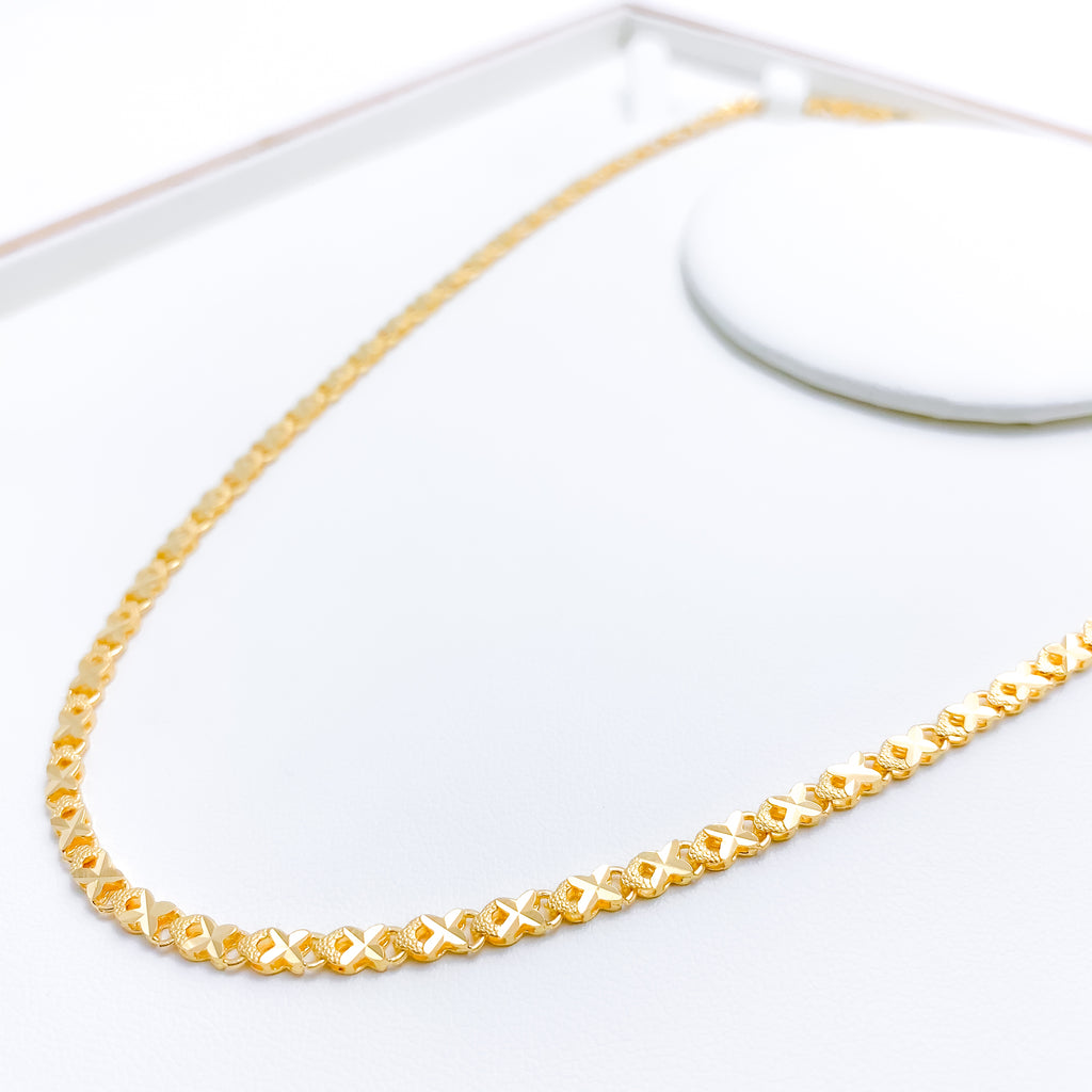 Glossy X-Link Chain – Andaaz Jewelers