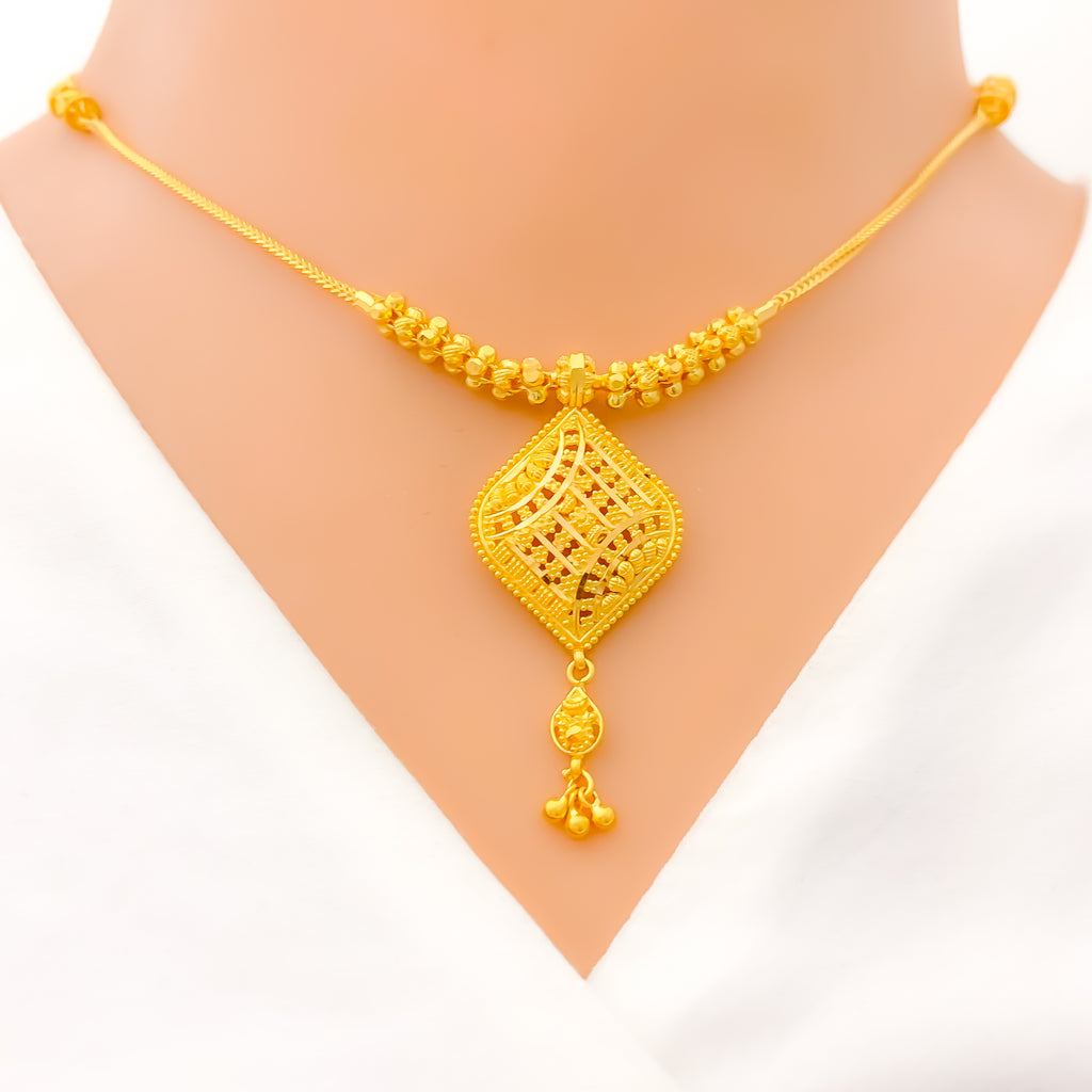 Beautiful Detailed MultiBead Necklace Set Andaaz Jewelers