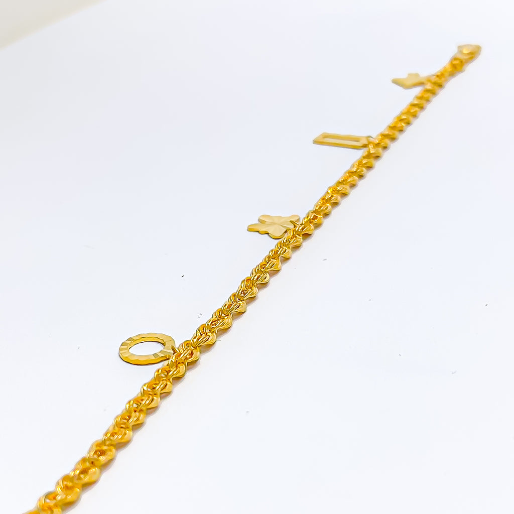 Radiant Rope Charm Bracelet Andaaz Jewelers