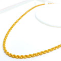 Medium 22k Gold Hollow Rope Chain - 20"