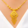 Special Dangling Chain 22k Gold Necklace Set