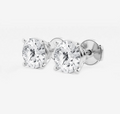Custom 2ct (4ct tw) Diamond Solitaire Earrings - Deepa
