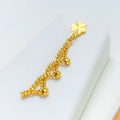 Fancy Elegant Beaded Wave 22K Gold Necklace Set 