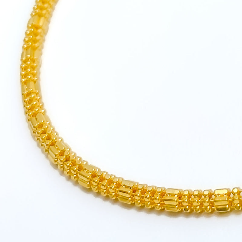 alternating-hollow-22k-gold-bead-chain-22