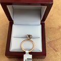 Unique 14K Rose Gold + Salt Pepper Diamond Ring (Custom Ring - Eric)