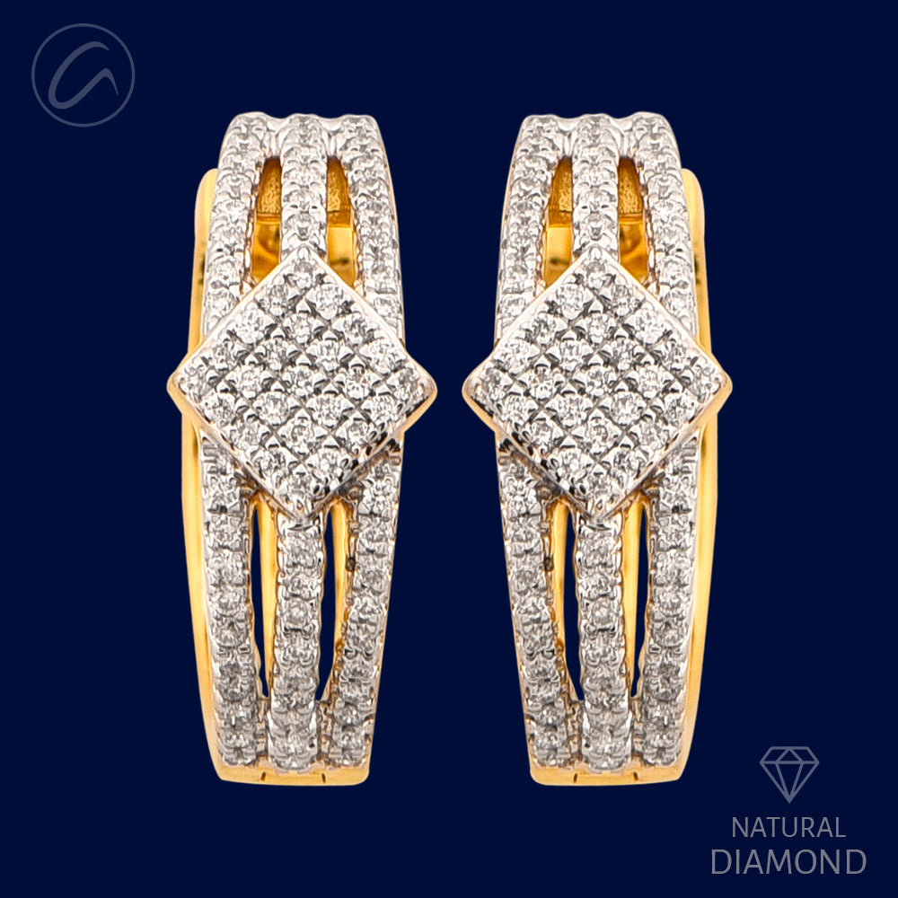 Diamond bali earrings Clearance