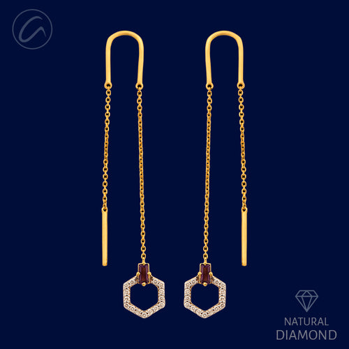 stylish-honeycomb-diamond-18k-gold-threader-earrings