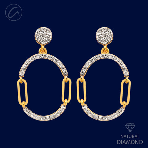 unique-interlinked-curve-diamond-18k-gold-hanging-earrings