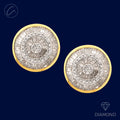 Dressy Delightful 18K Gold + Diamond Earrings