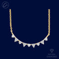 Special Sparkling 18k Gold + Diamond Necklace