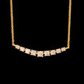 Dazzling Graduated Diamond + 18k Gold Necklace