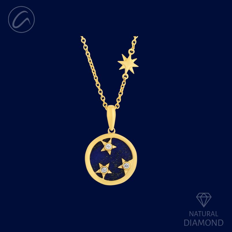 impressive-bold-star-adorned-18k-gold-diamond-necklace