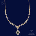 Graceful Classic Vintage Diamond + 18k Gold Necklace Set