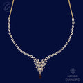 Mesmerizing Modish Fancy Diamond + 18k Gold Necklace Set