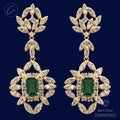 Graceful Classic Vintage Diamond + 18k Gold Necklace Set