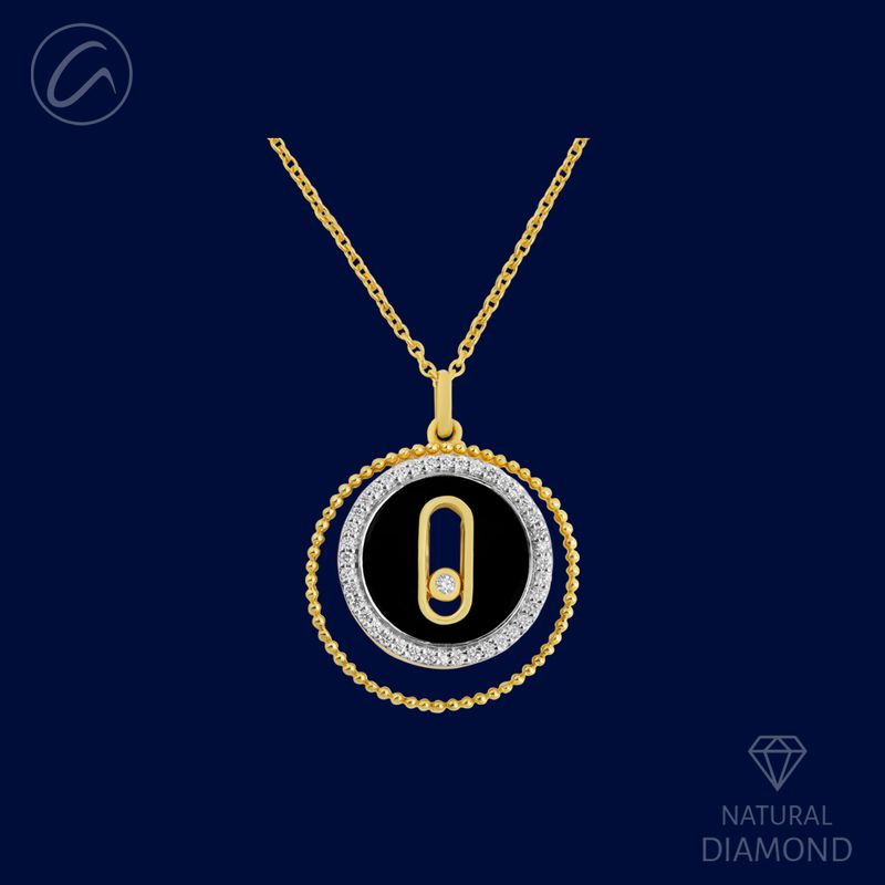 Opulent Impressive 18k Gold + Diamond Necklace