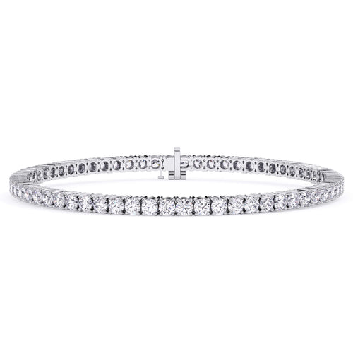 Custom Diamond 14k Tennis Bracelet - Laxmi