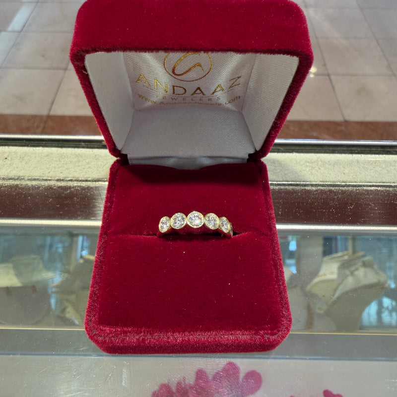 Custom Diamond Solitaire Band - Vijay M