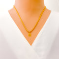 ethereal-bold-r-22k-gold-letter-pendant