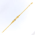 Vibrant Adorned 22K Gold Bracelet
