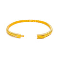 Stunning Dotted 22k Gold Bangle Bracelet