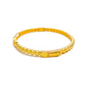 Special Infinity Loop 22k Gold Bangle Bracelet 