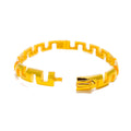 Iconic Bold 22k Gold Bangle Bracelet 