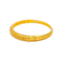 Modern Multi-bead 22k Gold Bangle Bracelet 