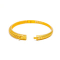 Modern Multi-bead 22k Gold Bangle Bracelet 