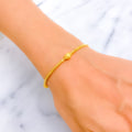 Dainty Lush 22K Gold Bracelet