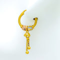 Colorful Poised 22k Gold Bali