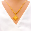 intricate-flower-22k-gold-mesh-pendant