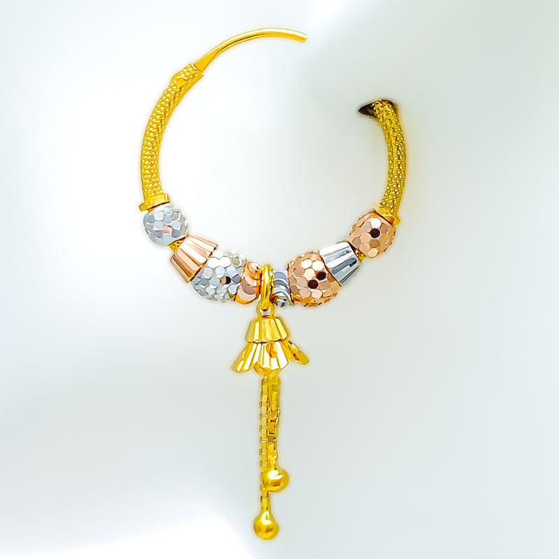 Blooming Dynamic 22k Gold Bali