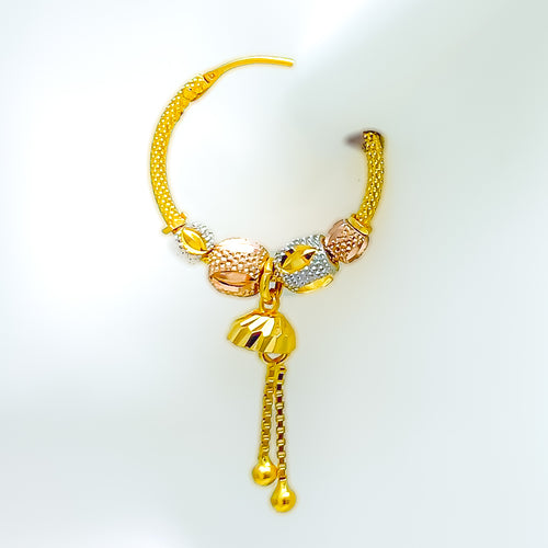 Lustrous Ornate 22k Gold Bali