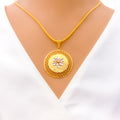 fashionable-multi-color-22k-gold-mesh-pendant